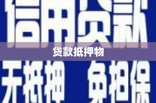 嘉善贷款抵押物