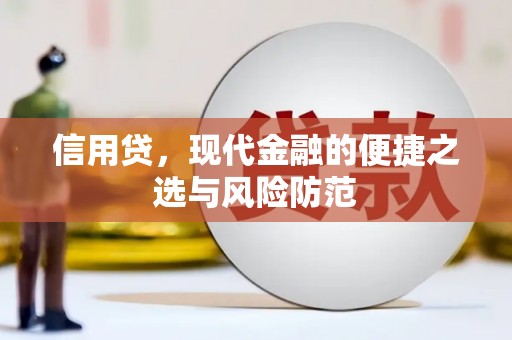 嘉善信用贷，现代金融的便捷之选与风险防范